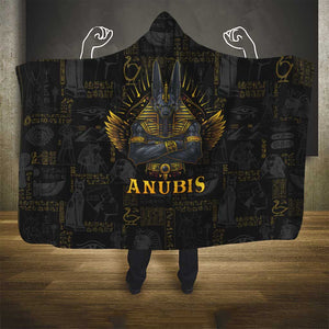 Anubis Egyptian God of Death Hooded Blanket