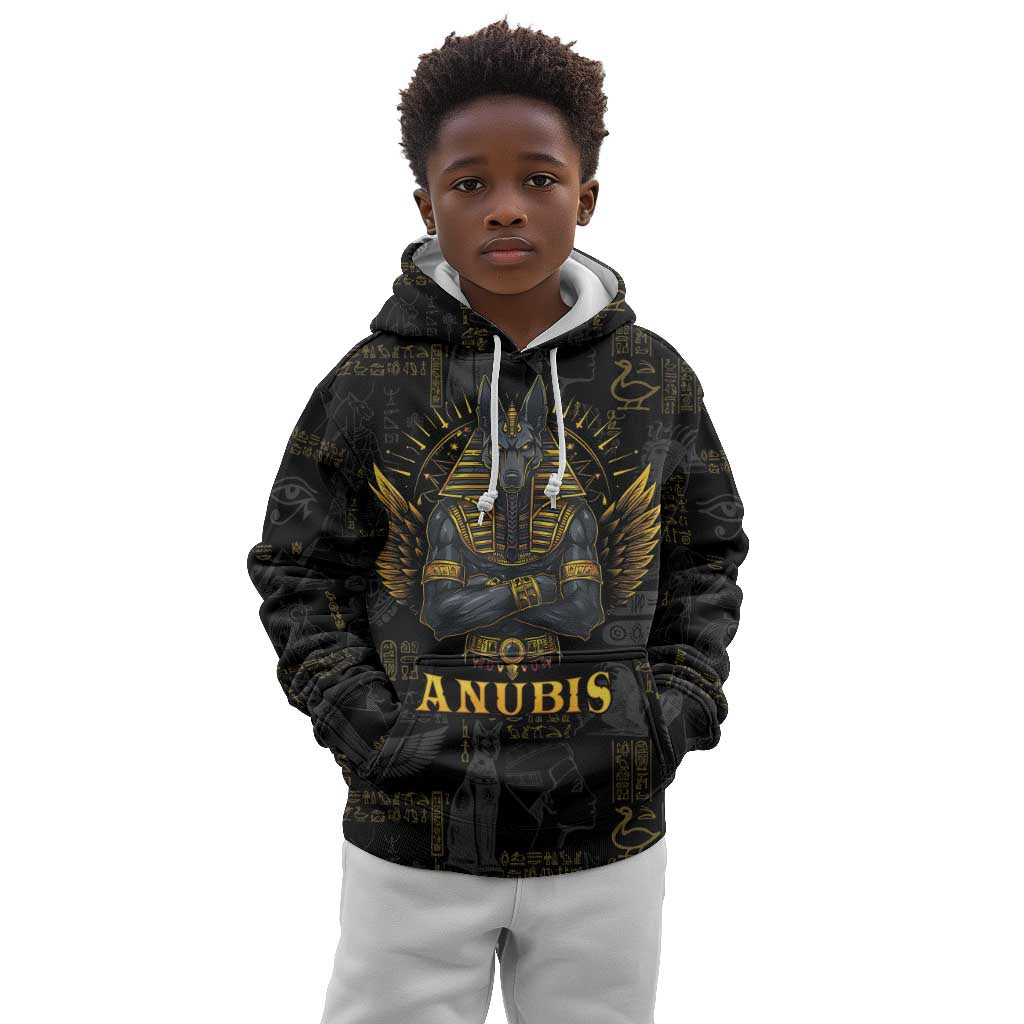 Anubis Egyptian God of Death Kid Hoodie