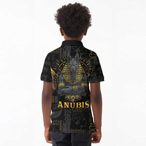 Anubis Egyptian God of Death Kid Polo Shirt