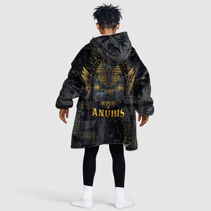 Anubis Egyptian God of Death Kid Wearable Blanket Hoodie