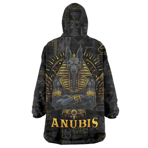 Anubis Egyptian God of Death Kid Wearable Blanket Hoodie