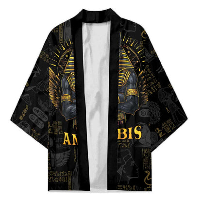 Anubis Egyptian God of Death Kimono