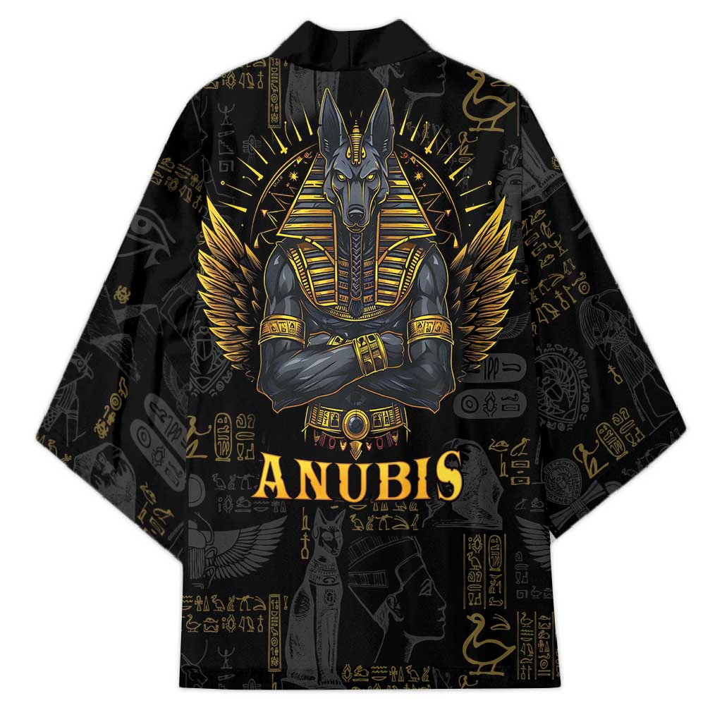 Anubis Egyptian God of Death Kimono