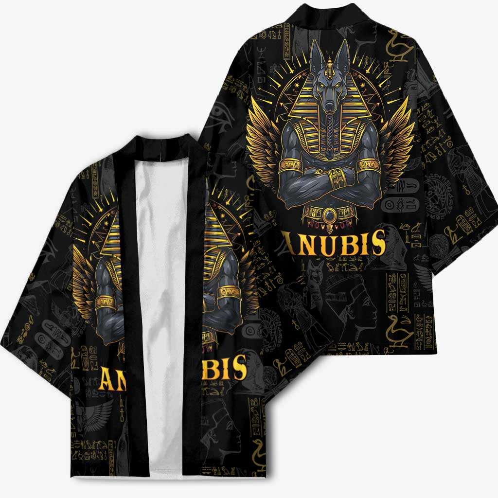 Anubis Egyptian God of Death Kimono