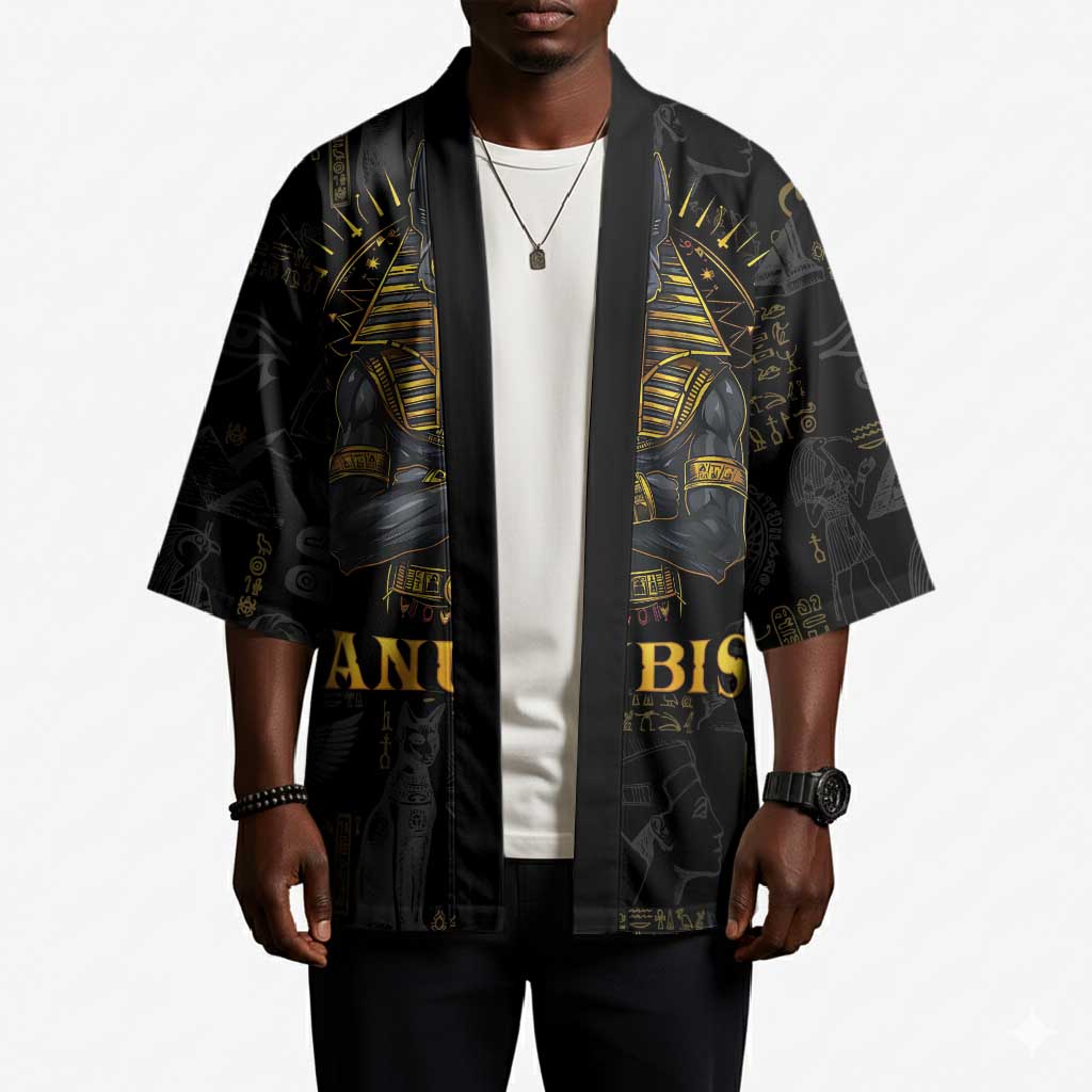 Anubis Egyptian God of Death Kimono