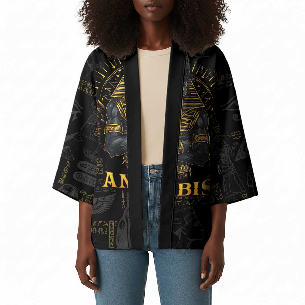 Anubis Egyptian God of Death Kimono