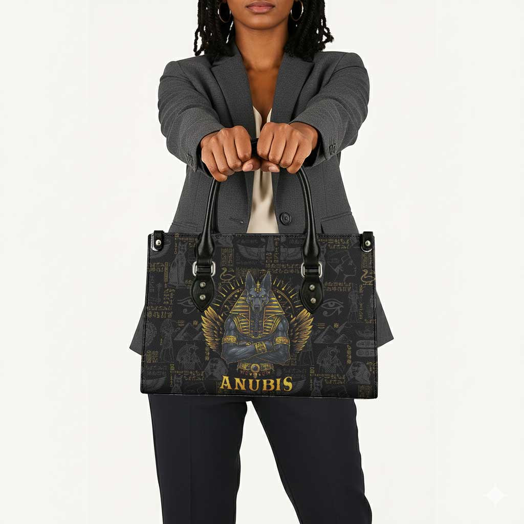 Anubis Egyptian God of Death Leather Bag
