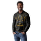 Anubis Egyptian God of Death Long Sleeve Polo Shirt