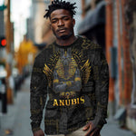 Anubis Egyptian God of Death Long Sleeve Shirt