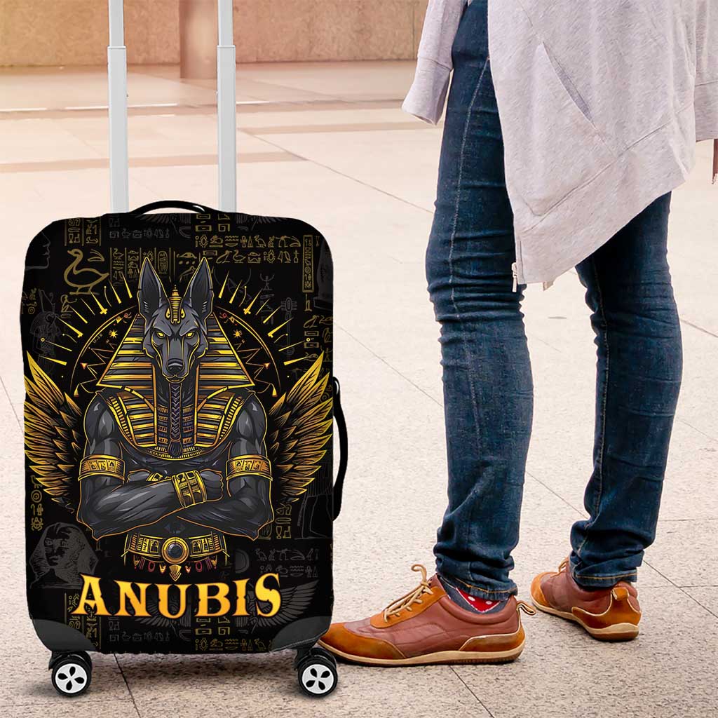 Anubis Egyptian God of Death Luggage Cover