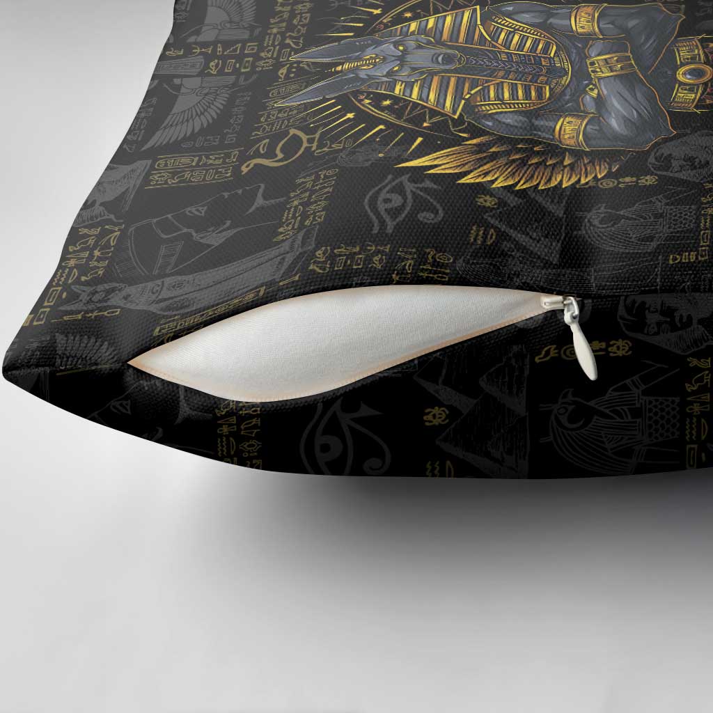 Anubis Egyptian God of Death Pillow Cover