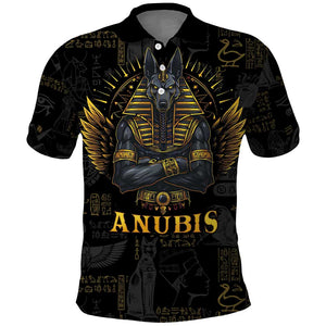 Anubis Egyptian God of Death Polo Shirt