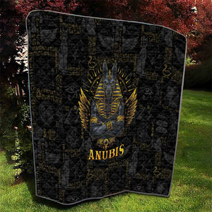 Anubis Egyptian God of Death Quilt