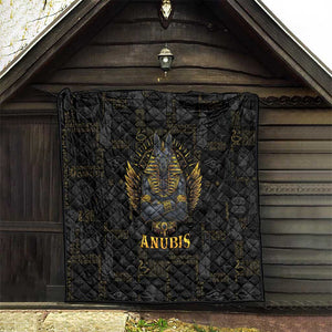 Anubis Egyptian God of Death Quilt