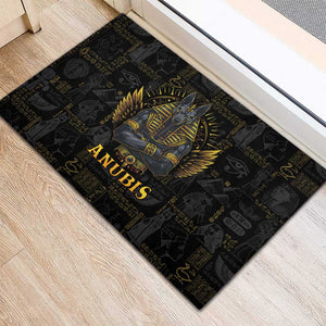 Anubis Egyptian God of Death Rubber Doormat