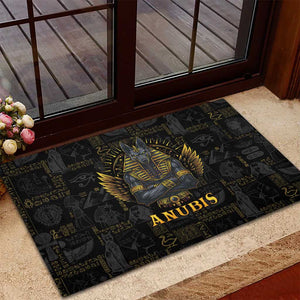 Anubis Egyptian God of Death Rubber Doormat