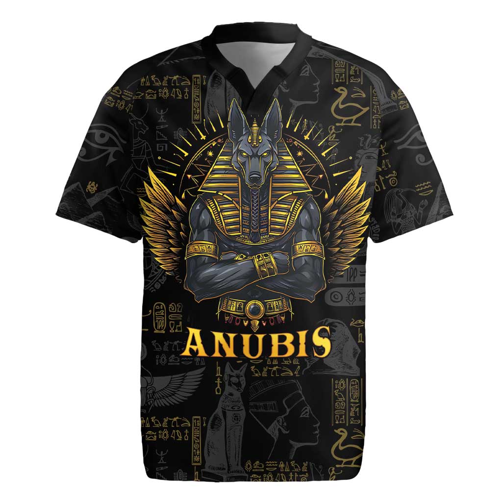 Anubis Egyptian God of Death Rugby Jersey