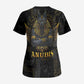 Anubis Egyptian God of Death Scrub Top