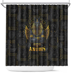 Anubis Egyptian God of Death Shower Curtain
