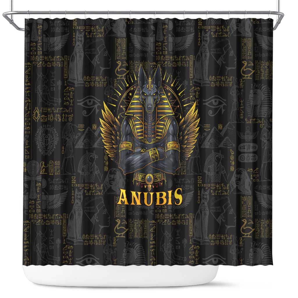 Anubis Egyptian God of Death Shower Curtain