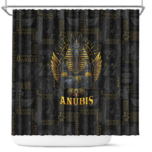 Anubis Egyptian God of Death Shower Curtain