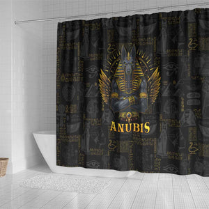 Anubis Egyptian God of Death Shower Curtain