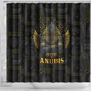 Anubis Egyptian God of Death Shower Curtain