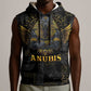 Anubis Egyptian God of Death Sleeveless Hoodie - African Pride