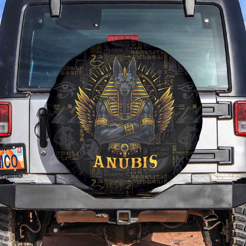 Anubis Egyptian God of Death Spare Tire Cover