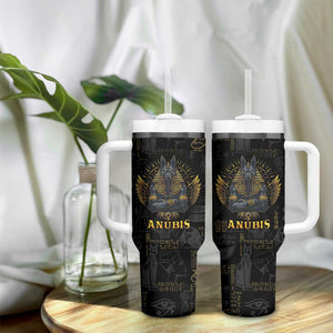 Anubis Egyptian God of Death Tumbler With Handle