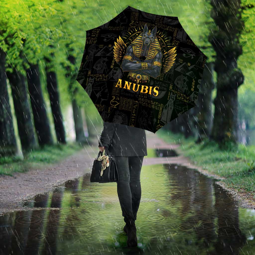 Anubis Egyptian God of Death Umbrella