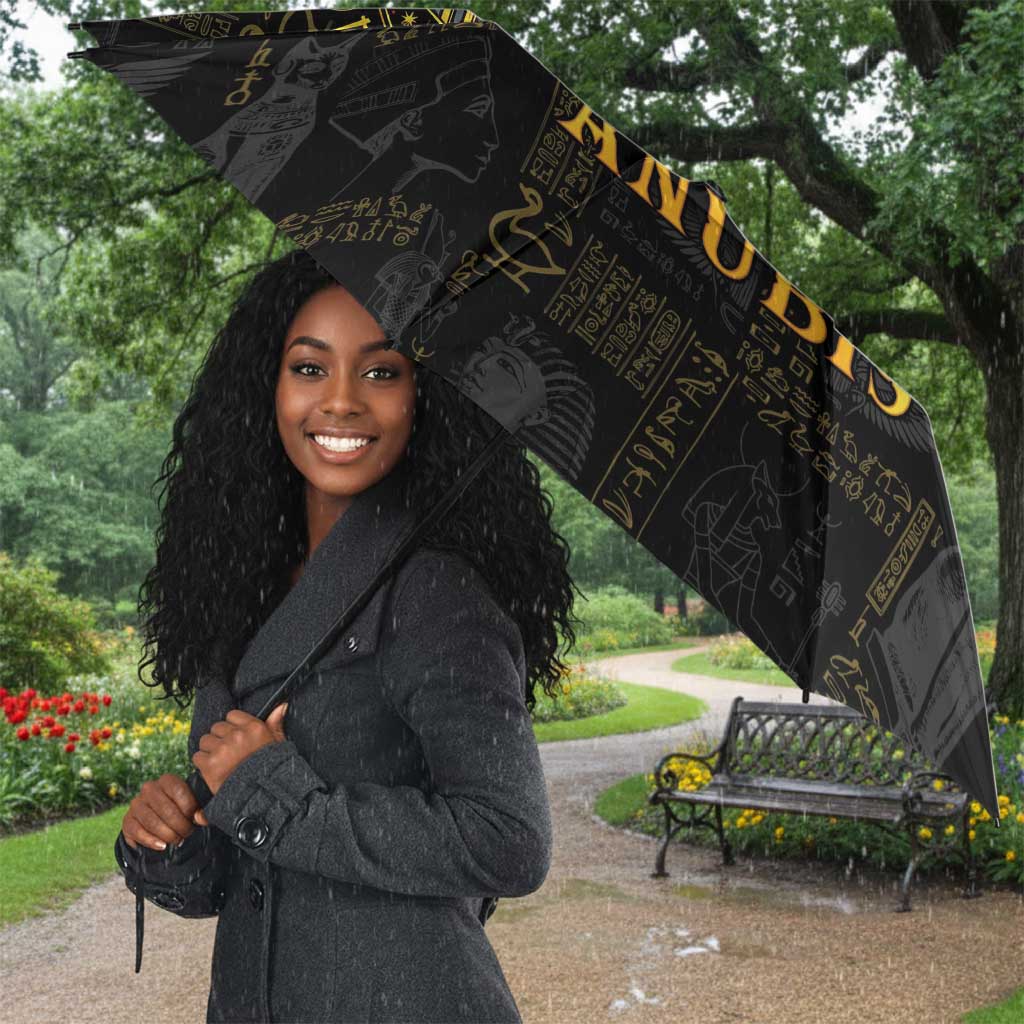 Anubis Egyptian God of Death Umbrella