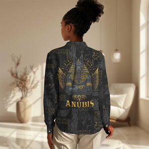 Anubis Egyptian God of Death Women Casual Shirt