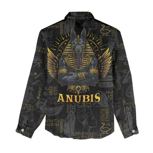 Anubis Egyptian God of Death Women Casual Shirt