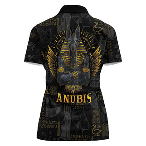 Anubis Egyptian God of Death Women Polo Shirt