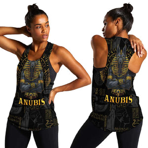 Anubis Egyptian God of Death Women Racerback Tank