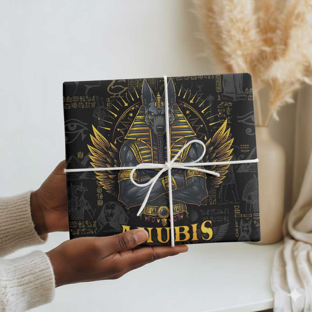Anubis Egyptian God of Death Wrapping Paper - African Pride