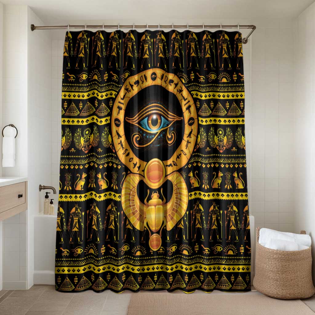 Egyptian God of The Sun Eye of Ra Bathroom Set