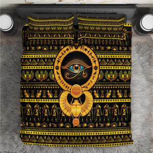 Egyptian God of The Sun Eye of Ra Bedding Set