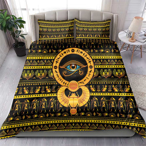 Egyptian God of The Sun Eye of Ra Bedding Set