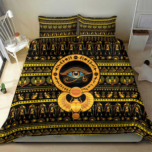 Egyptian God of The Sun Eye of Ra Bedding Set