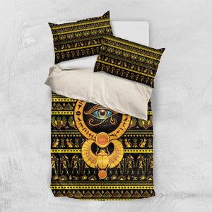 Egyptian God of The Sun Eye of Ra Bedding Set