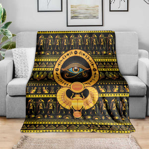 Egyptian God of The Sun Eye of Ra Blanket