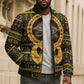 Egyptian God of The Sun Eye of Ra Bomber Puffer Jacket