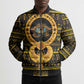 Egyptian God of The Sun Eye of Ra Bomber Puffer Jacket