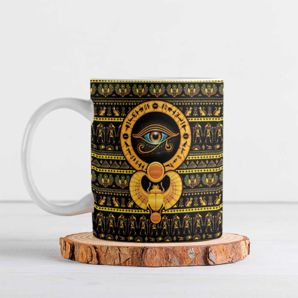 Egyptian God of The Sun Eye of Ra Ceramic Mug