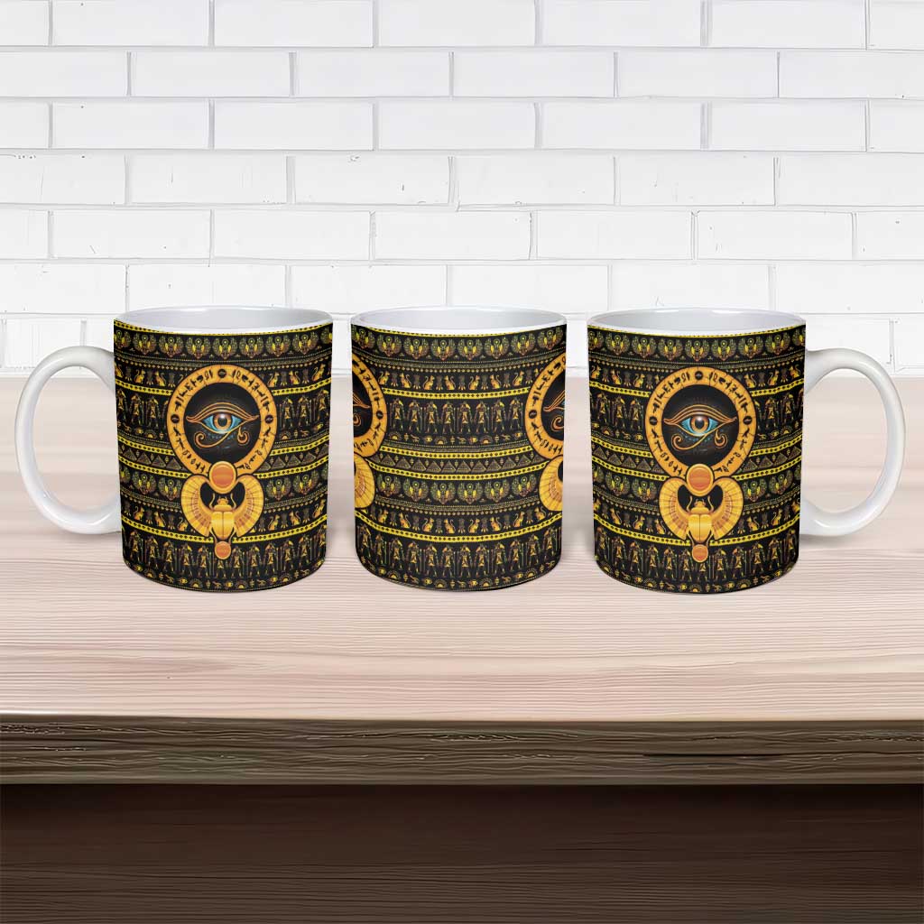 Egyptian God of The Sun Eye of Ra Ceramic Mug