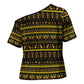 Egyptian God of The Sun Eye of Ra Cross Shoulder Shirt