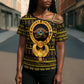 Egyptian God of The Sun Eye of Ra Cross Shoulder Shirt