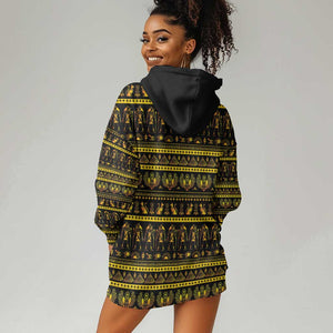 Egyptian God of The Sun Eye of Ra Hoodie Dress